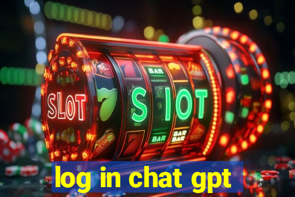 log in chat gpt